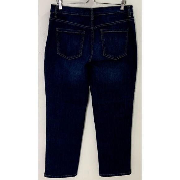 Gloria Vanderbilt Women's Amanda Tapered Leg High Rise Blue Jean 14 Short - Picture 5 of 5